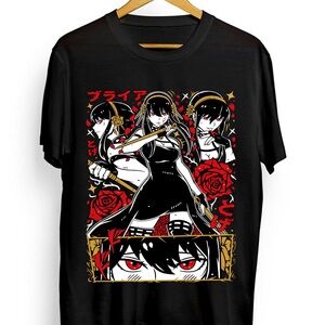 SPY x FAMILY Unisex T-Shirt Loid Yor Anya Bon Forger Manga Anime Shirt All Size